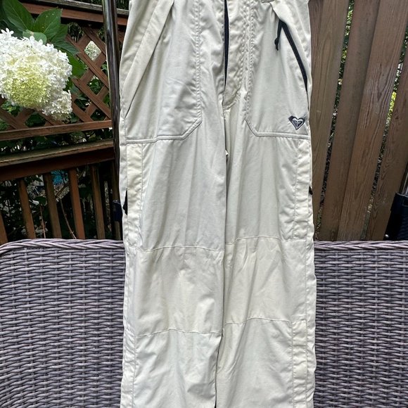 Tan ROXY by Quicksilver Snowboarding/ Skiing/ Winter Snow Pants - Picture 1 of 9